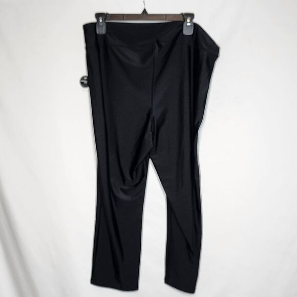 2X 18W 20W Torrid Active High Rise Capri Swim Legging Bottoms Black Plussize - Picture 6 of 7
